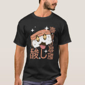 Happy Sushi Japan Style Kawaii Food Otaku Art Anim T-shirt (Voorkant)