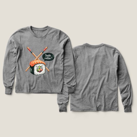 Happy Sushi Roll beroemd gemaakt door Natasha Us (Voorkant /achterkant)