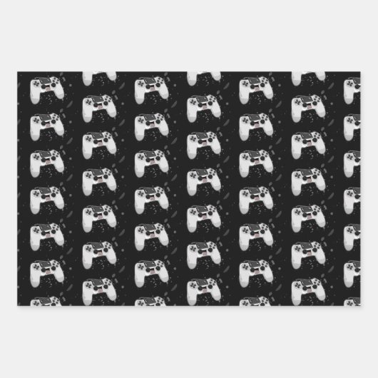 Happy & Sweaty Video Game Controller Inpakpapier Vel (Voorkant)