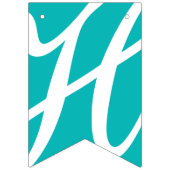 HAPPY SWEET 16 Blauwgroen Verjaardag Decor Vlaggetjes (Tweede vlag)