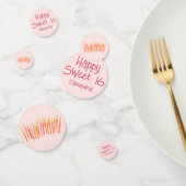 Happy Sweet 16 Candles Tafel Confetti (Groep)