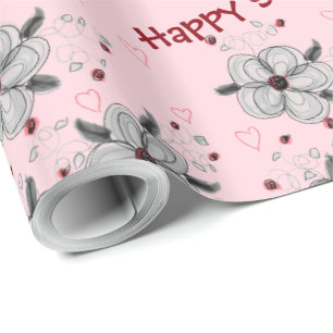 Happy Sweet 16 Pink Gift Wrap Cadeaupapier