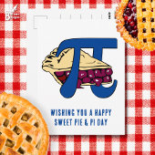 Happy Sweet Cherry Pie PI DAY Briefkaart
