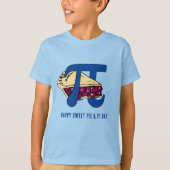 Happy Sweet Cherry Pie PI DAY unisex T-shirt (Voorkant)