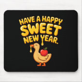 Happy Sweet New Year Goose Cookie Rosh Hashanah  Muismat (Voorkant)