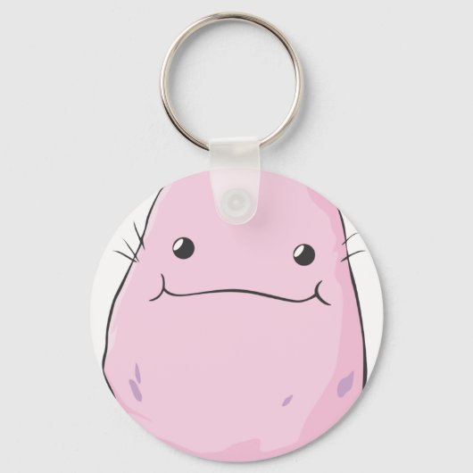 Happy Sweet Potato Vegetable Cartoon Sleutelhanger (Voorkant)