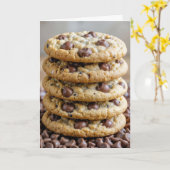 Happy Sweetest Day Chocolate Chip Cookies Kaart (Gele Bloem)