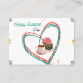 Happy Sweetest Day Informatiekaartje (Achterkant)