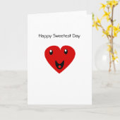 Happy Sweetest Day Kaart (Gele Bloem)