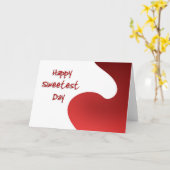 Happy Sweetest Day Kaart (Gele Bloem)