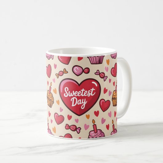 Happy Sweetest Day Koffiemok (Voorkant rechts)