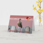 Happy Sweetest Day Love Dove Kaart (Gele Bloem)