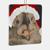 Happy SWFL Eaglet E9 kerstornameltoon Keramisch Ornament (Rechts)