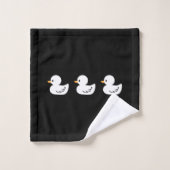 Happy Swimming a Paddling of Ducks Pattern Bad Handdoek (Wasdoekje)