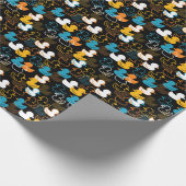 Happy Swimming a Paddling of Ducks Pattern Cadeaupapier (Hoek)