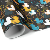 Happy Swimming a Paddling of Ducks Pattern Cadeaupapier (Rol Hoek)