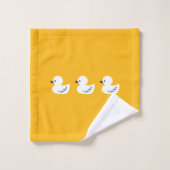 Happy Swimming a Paddling of Ducks Pattern II Bad Handdoek (Wasdoekje)