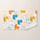 Happy Swimming a Paddling of Ducks Pattern II Bad Handdoek (Handdoek)