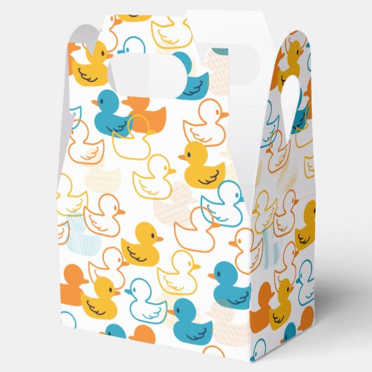Happy Swimming a Paddling of Ducks Pattern II Bedankdoosjes (Geopend)