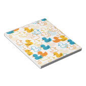 Happy Swimming a Paddling of Ducks Pattern II Notitieblok (Schuin)