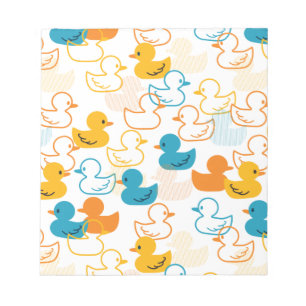 Happy Swimming a Paddling of Ducks Pattern II Notitieblok