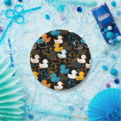 Happy Swimming a Paddling of Ducks Pattern Papieren Bordje (Feest)