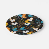 Happy Swimming a Paddling of Ducks Pattern Papieren Bordje (Gekanteld)