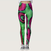 Happy Swirls - Leggings (Voorkant)