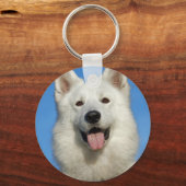 Happy Swiss Shepherd dog Sleutelhanger (Voorkant)