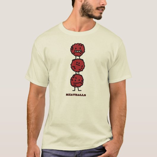 Happy T-bone steak T-shirt (Voorkant)