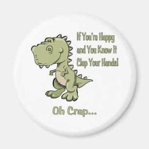 Happy T-Rex Magneet