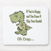 Happy T-Rex Muismat (Voorkant)