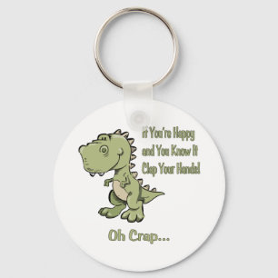 Happy T-Rex Sleutelhanger