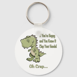 Happy T-Rex Sleutelhanger