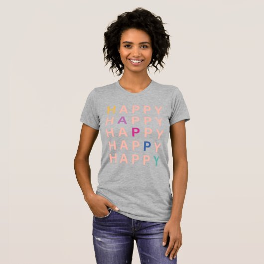 Happy T-shirt (Voorkant volledig)