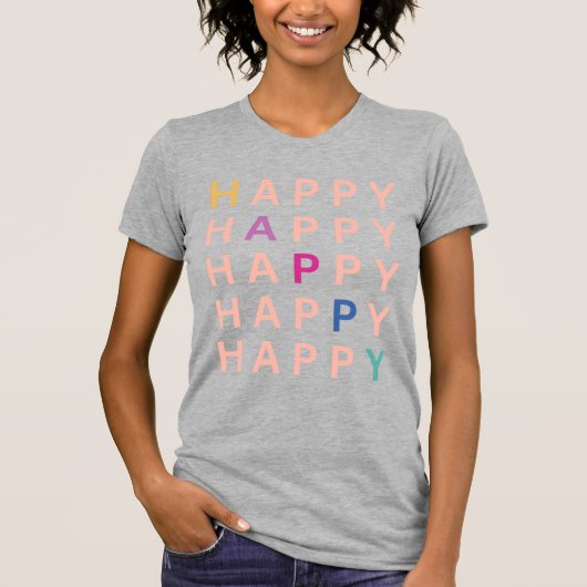 Happy T-shirt (Voorkant)