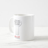 Happy Tab-koffie Mok (Voorkant links)