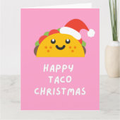 HAPPY TACO CHRISTMAS KAART (Voorkant)