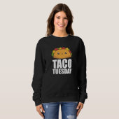 Happy Taco dinsdag - Mexicaans voedsel Trui (Voorkant volledig)