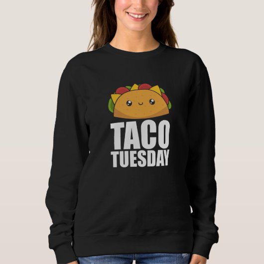 Happy Taco dinsdag - Mexicaans voedsel Trui (Voorkant)