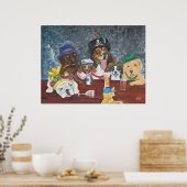 Happy Tails Saloon Poster (Keuken)