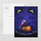 Happy "Talk as a Pirate" Day Briefkaart (Voorkant / Achterkant)