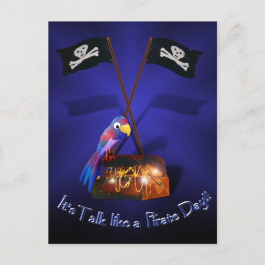 Happy "Talk as a Pirate" Day Briefkaart (Voorkant)