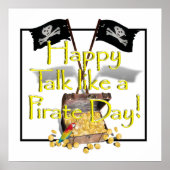 Happy "Talk as a Pirate" Day Poster (Voorkant)