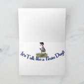 Happy "Talk as a Pirate" Day (spraakbel) Kaart (Binnen)