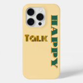 Happy Talk Beige Case-Mate iPhone Case (Achterkant)