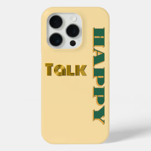 Happy Talk Beige iPhone 15 Pro Case