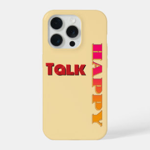 Happy Talk Beige Rainbow iPhone 15 Pro Case