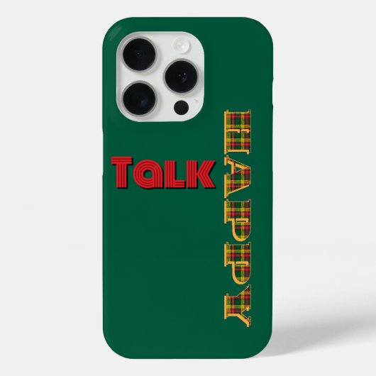 Happy Talk Green Case-Mate iPhone Case (Achterkant)