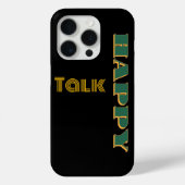 Happy Talk Groen Zwart Case-Mate iPhone Case (Achterkant)